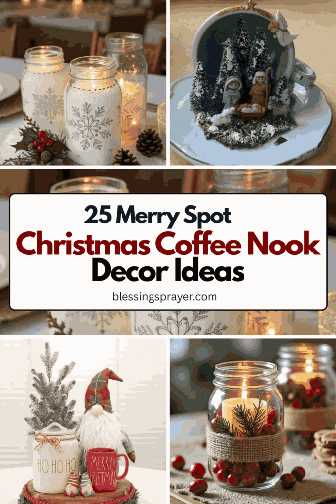 Christmas Coffee Nook Decor Ideas