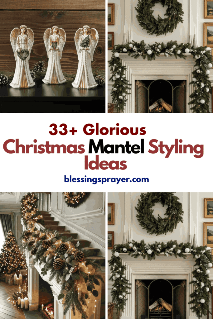 Christmas Mantel Styling Ideas
