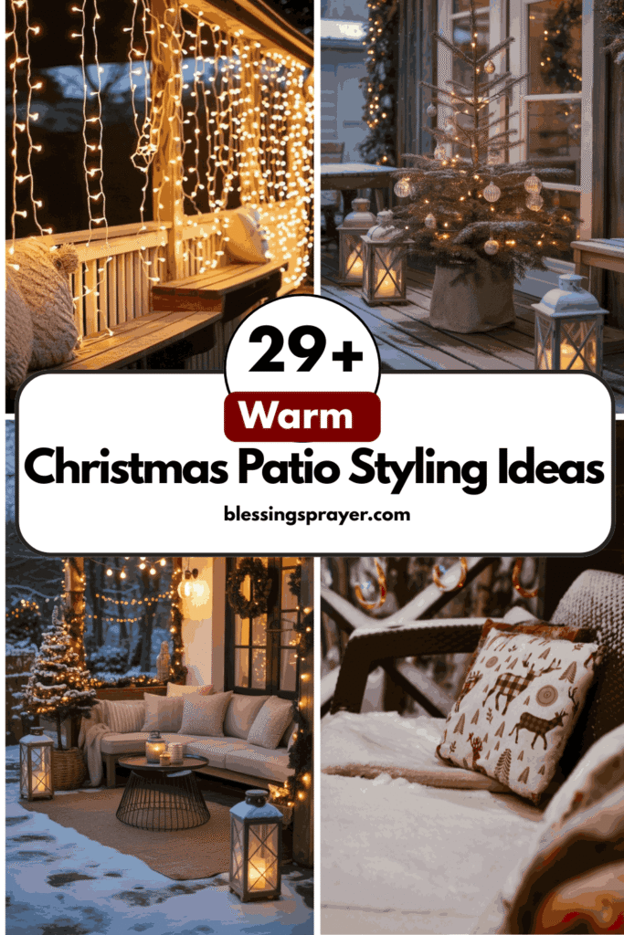 Christmas Patio Styling Ideas
