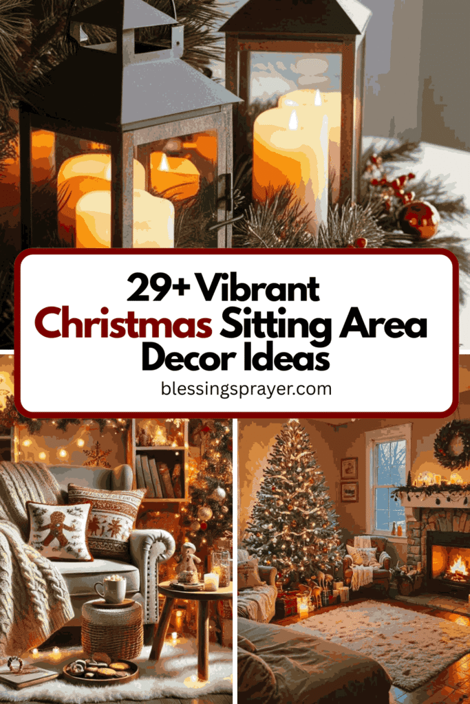 Christmas Sitting Area Decor Ideas