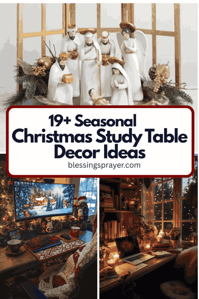 Christmas Study Table Decor Ideas