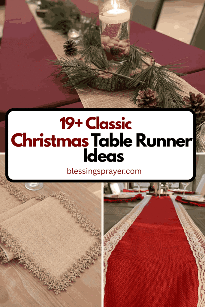 Christmas Table Runner Ideas