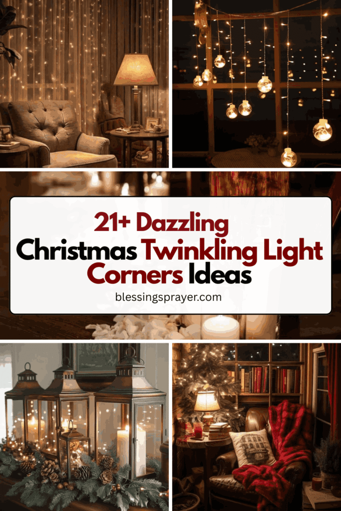 Christmas Twinkling Light Corners Ideas