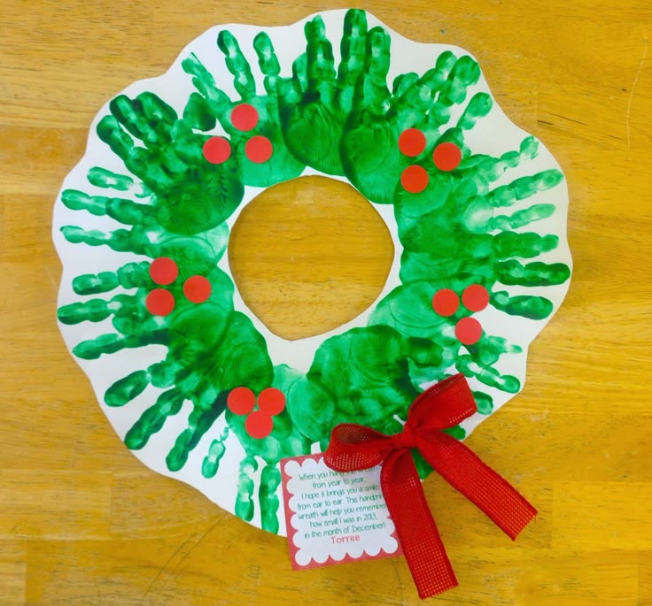 Handprint Wreaths