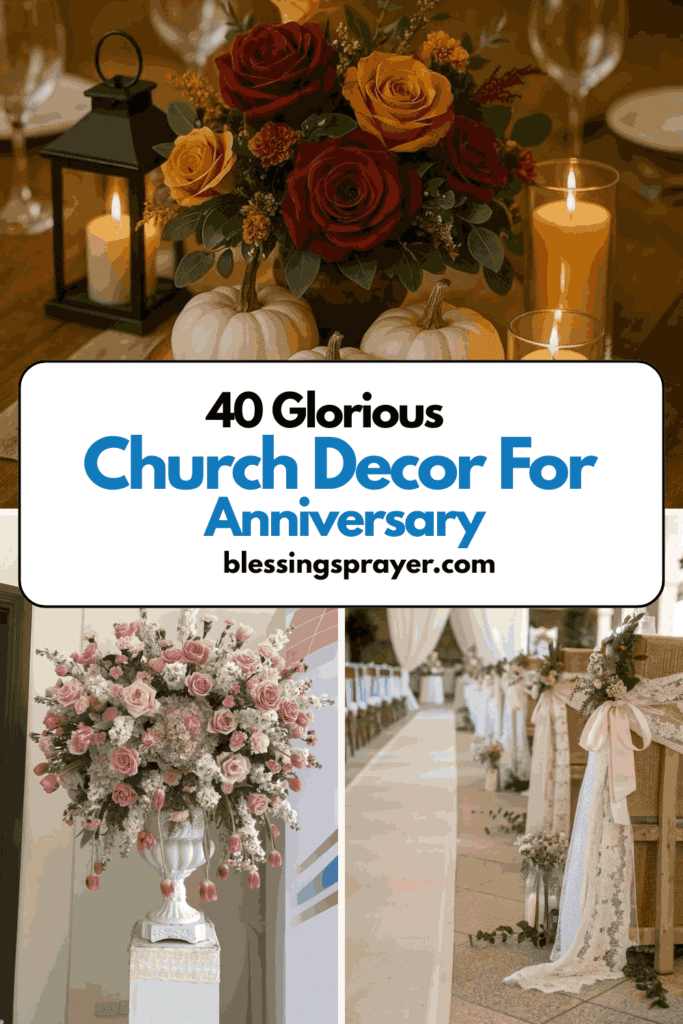 Church Decor For Anniversary