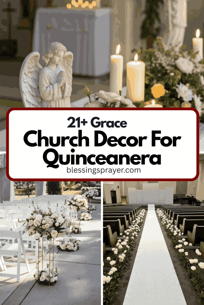 Church Decor For Quinceanera