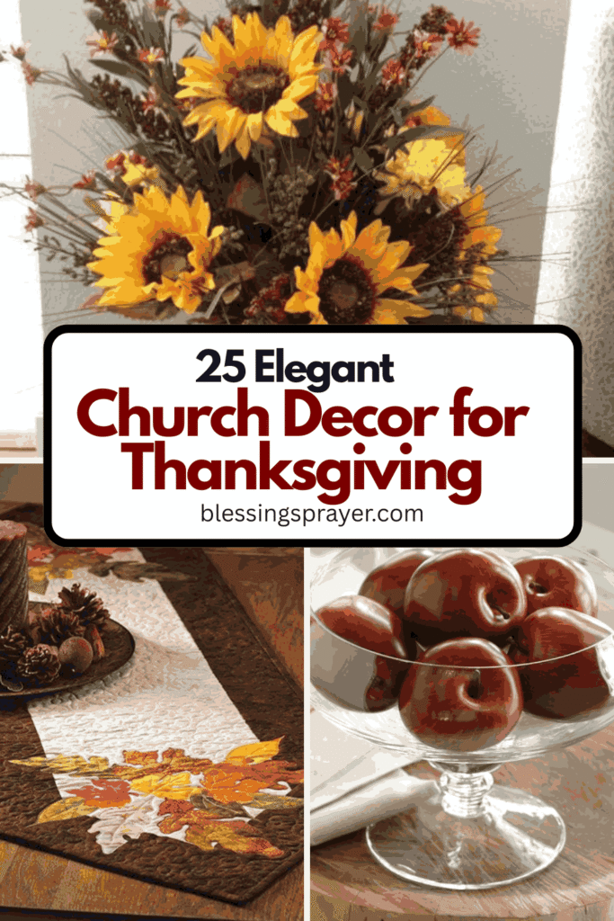Church Decor for Thanksgiving