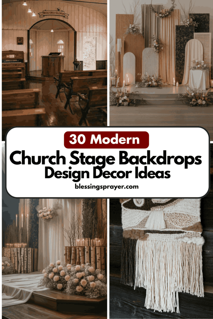 Church Stage Backdrops Design Decor Ideas