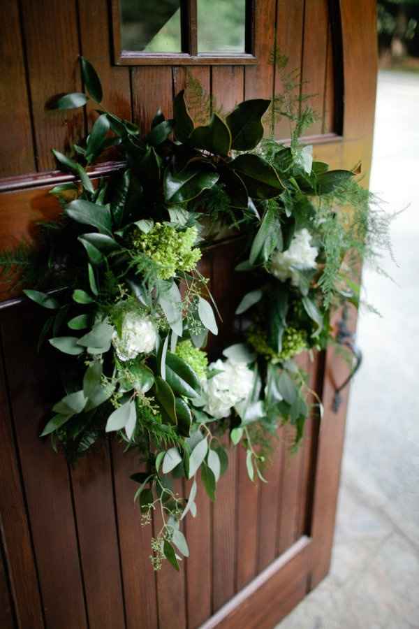Wreaths on Church Doors