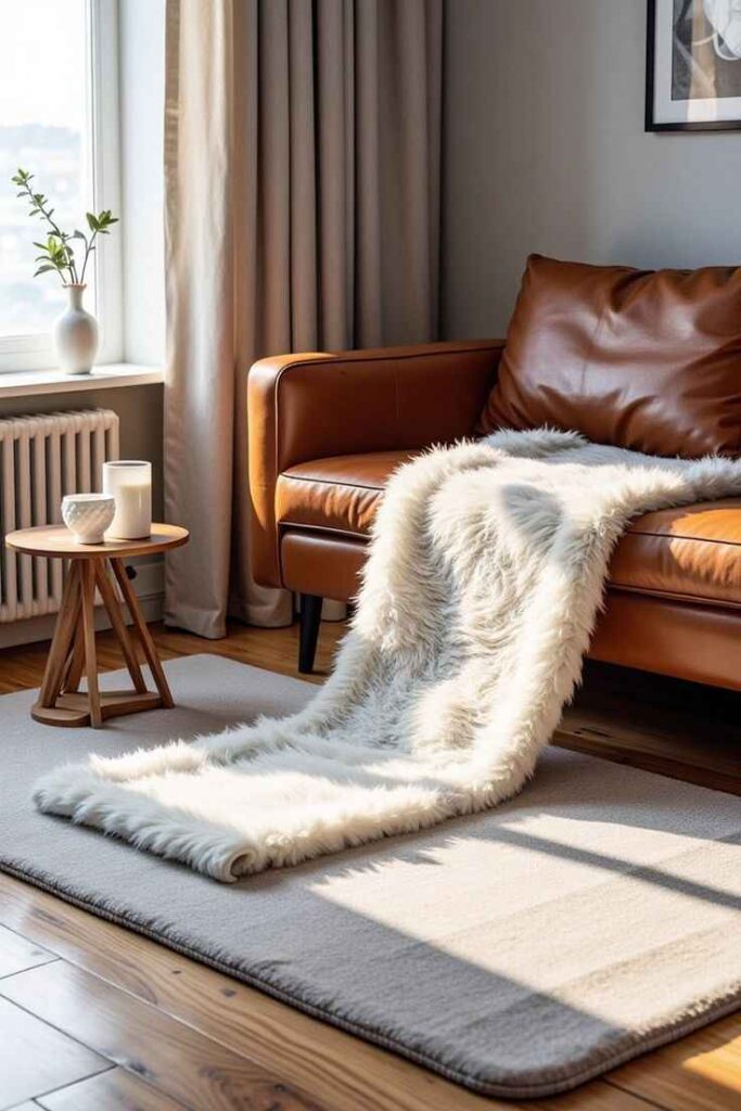 A Soft Rug Beneath the Bench