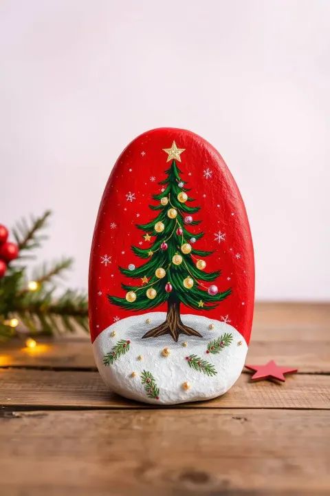 Painted Rock Tree