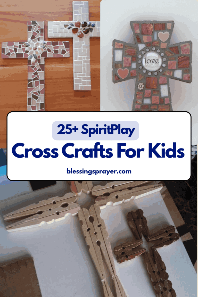 Hand Cross Craft 25+ SpiritPlay Cross Crafts For Kids - † ️️ Daily Blessings Prayer ️