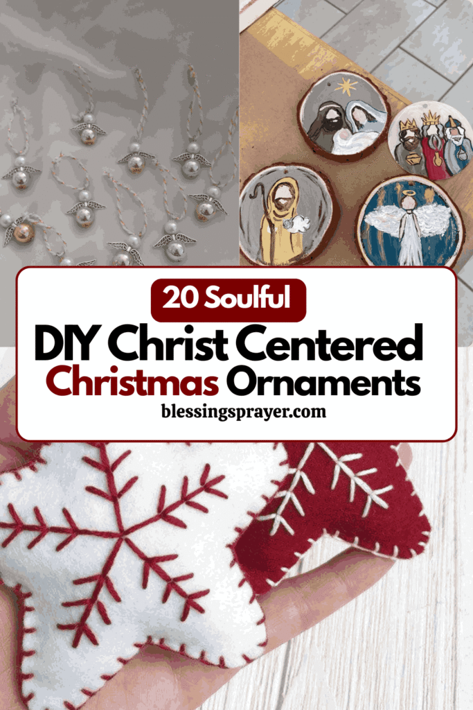 DIY Christ Centered Christmas Ornaments