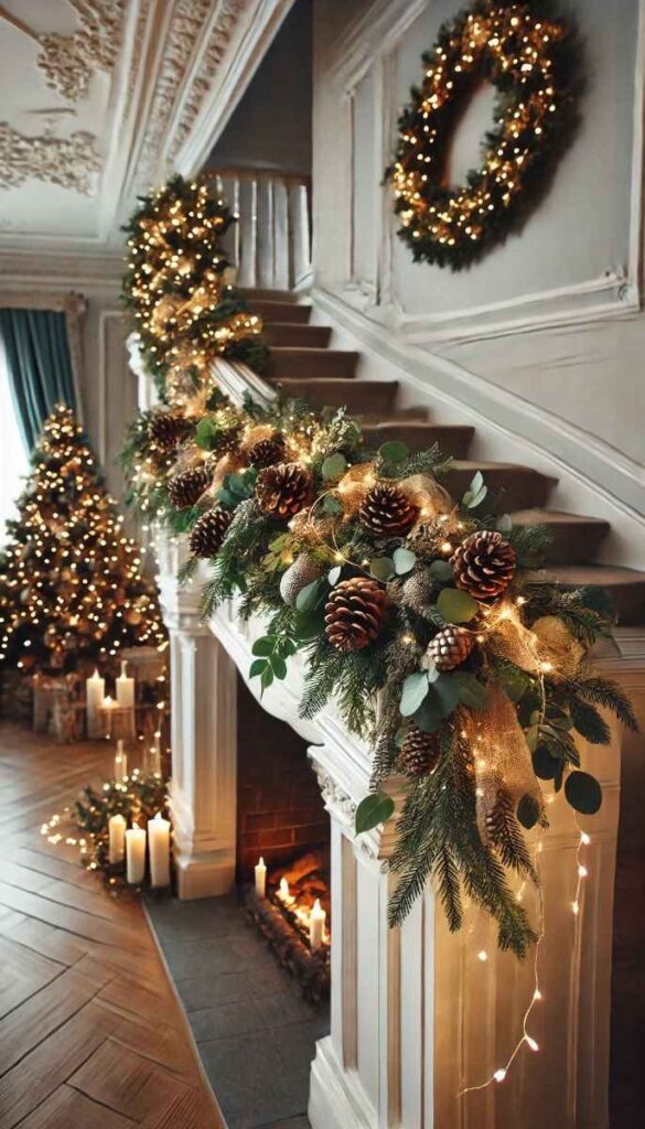Glittered Pine Garland