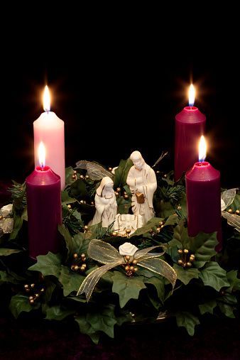 Homemade Advent Wreaths