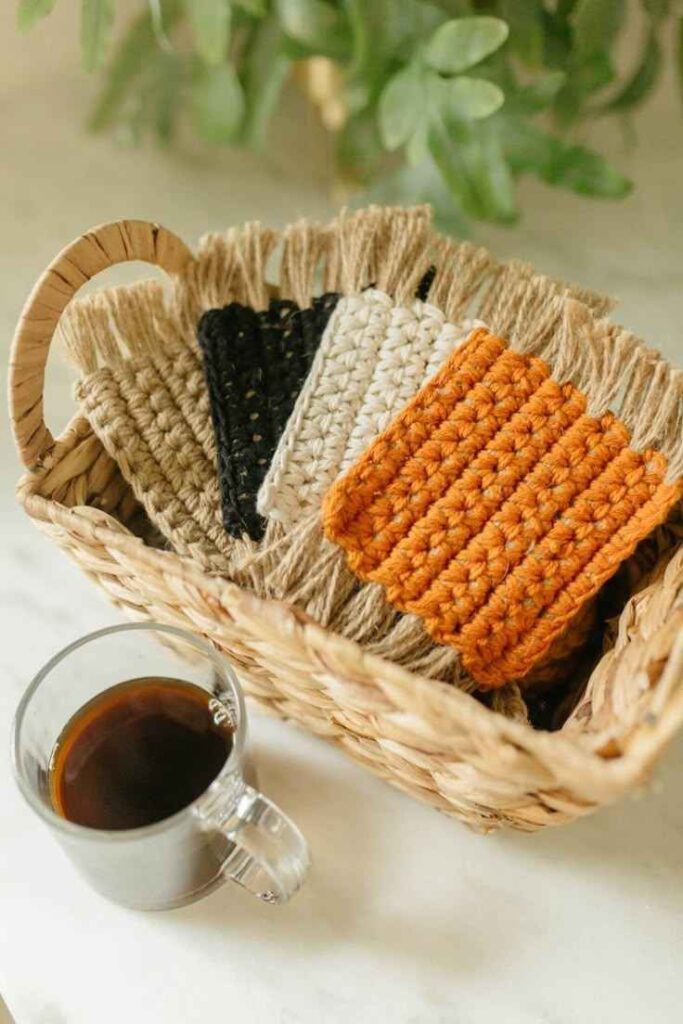 Knitted Christian Coasters