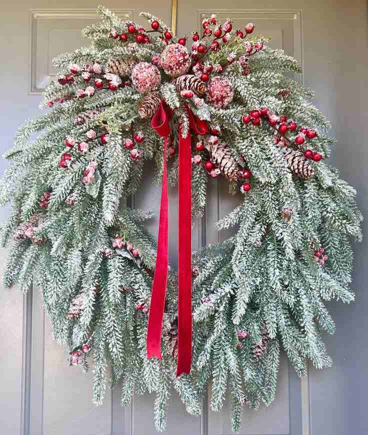 Frosted Berry Wreath