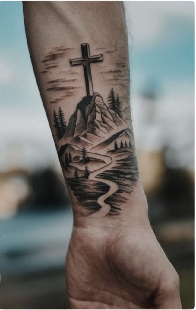 Lighthouse with Cross