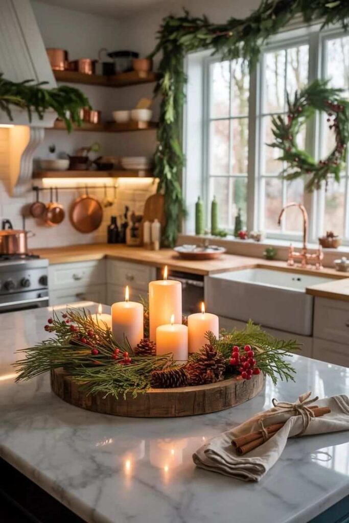 Festive Candle Cluster