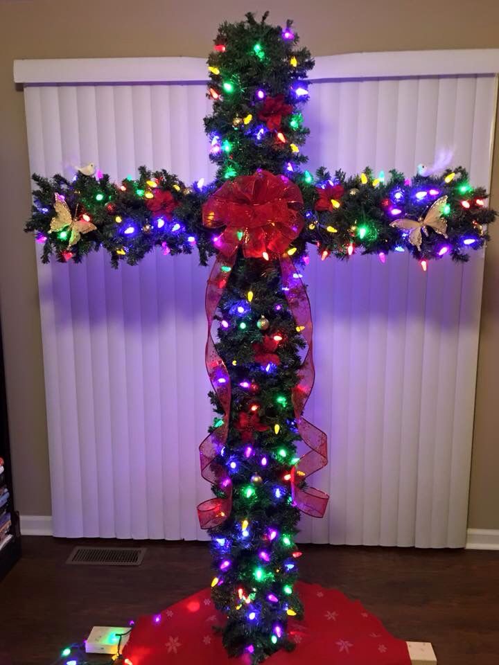 Mesh Cross With Lights