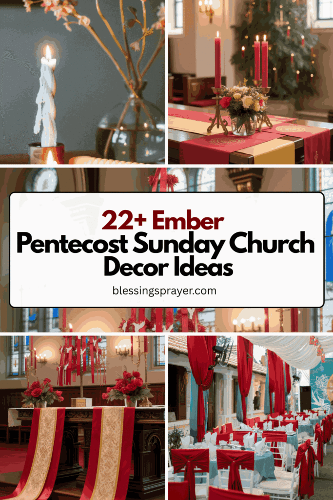 Pentecost Sunday Church Decor Ideas