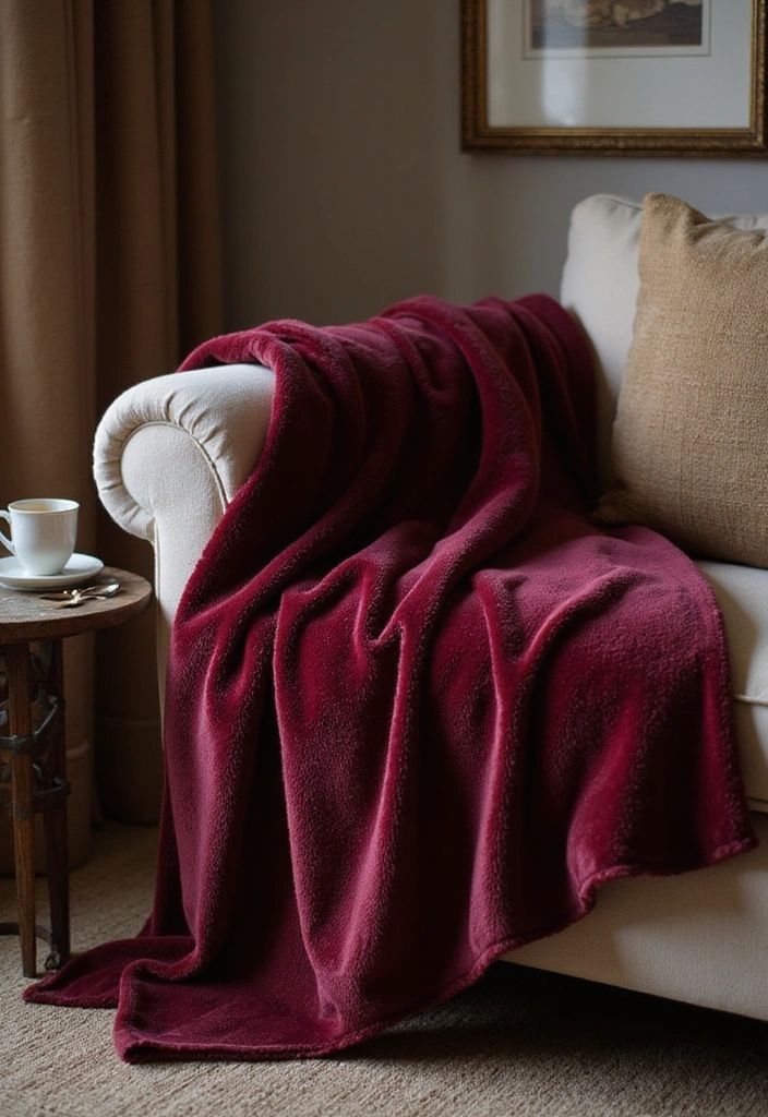 Red Velvet Throw