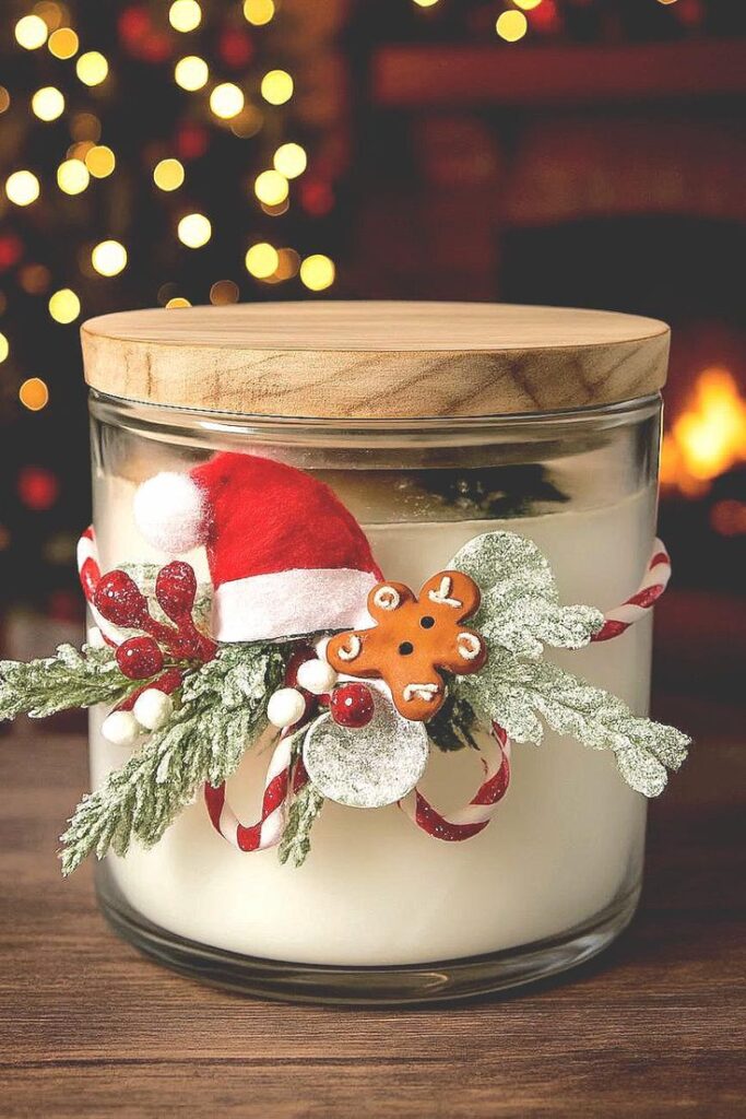 Holiday-Themed Candle