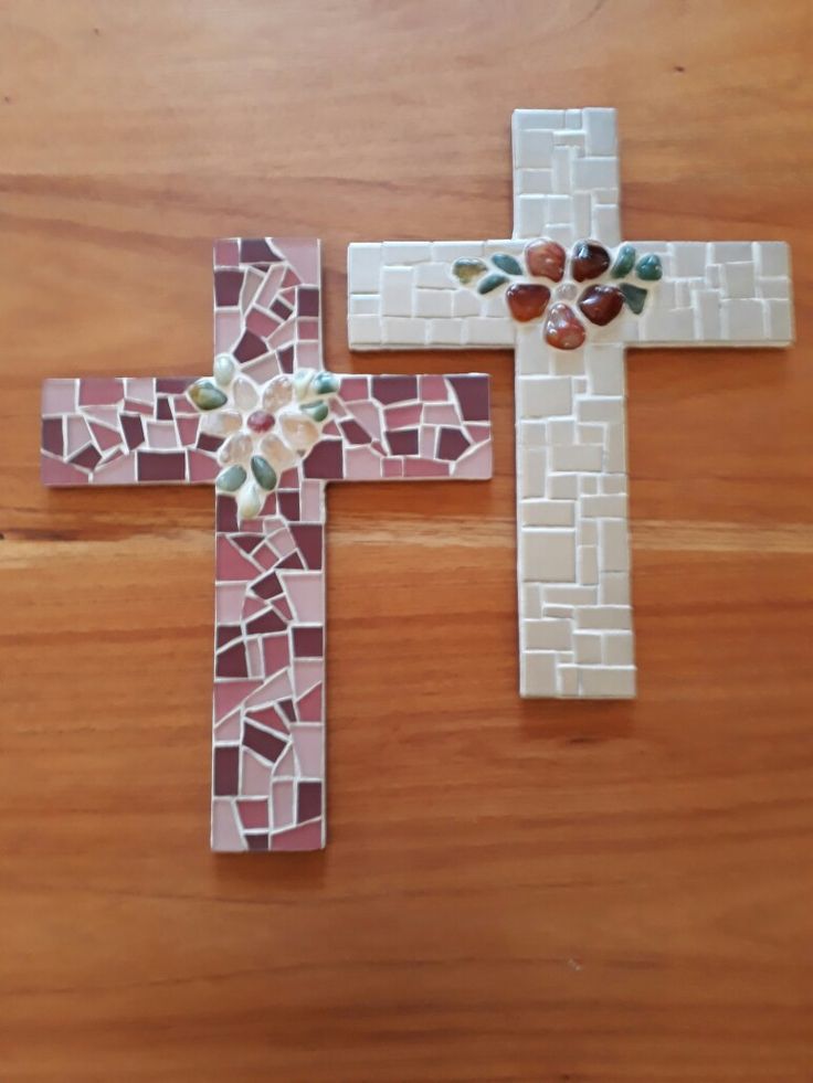 Sticker Mosaic Crosses