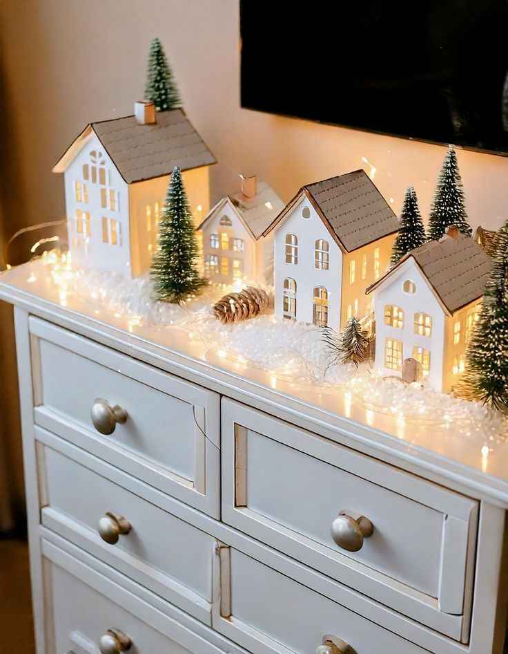 Miniature Christmas Village