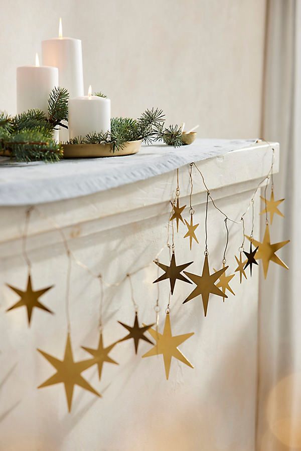 Wooden Star Garland