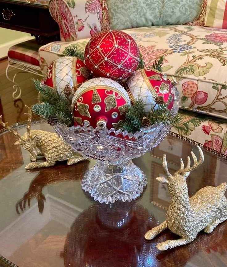Glittery Ornament Bowl