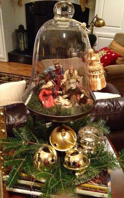 Nativity in a Glass Dome