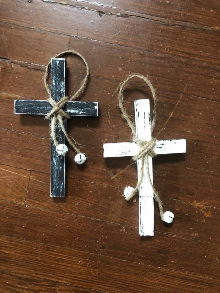 Handmade Cross Ornaments