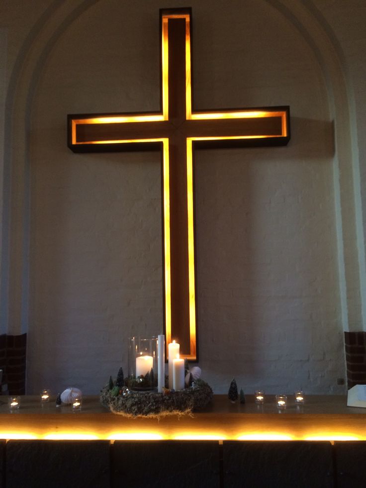 Wooden Cross Display