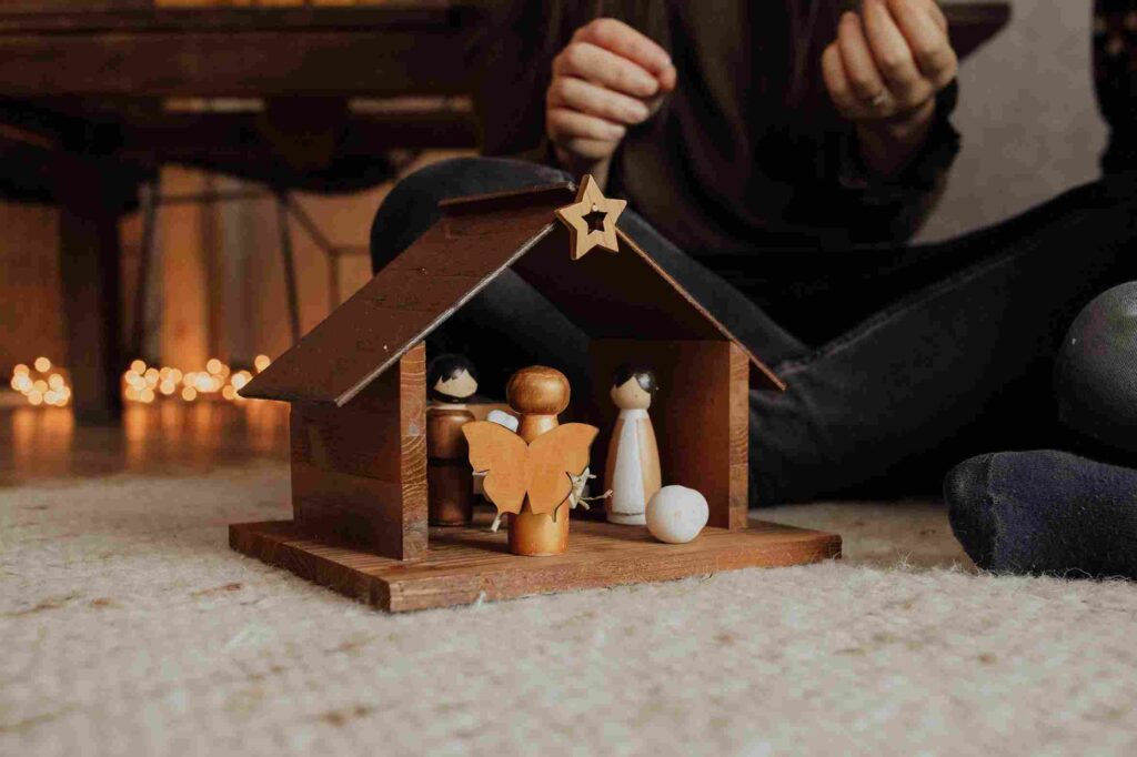 Handmade Nativity Scene