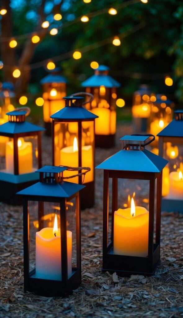 Candle Lantern Centerpiece