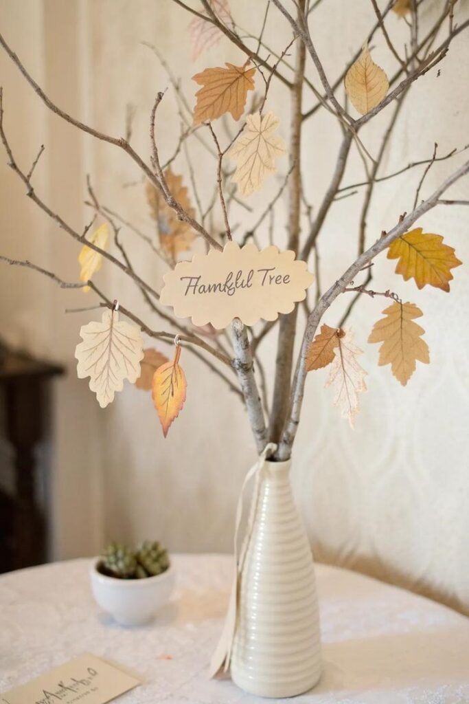 Thankful Tree Display