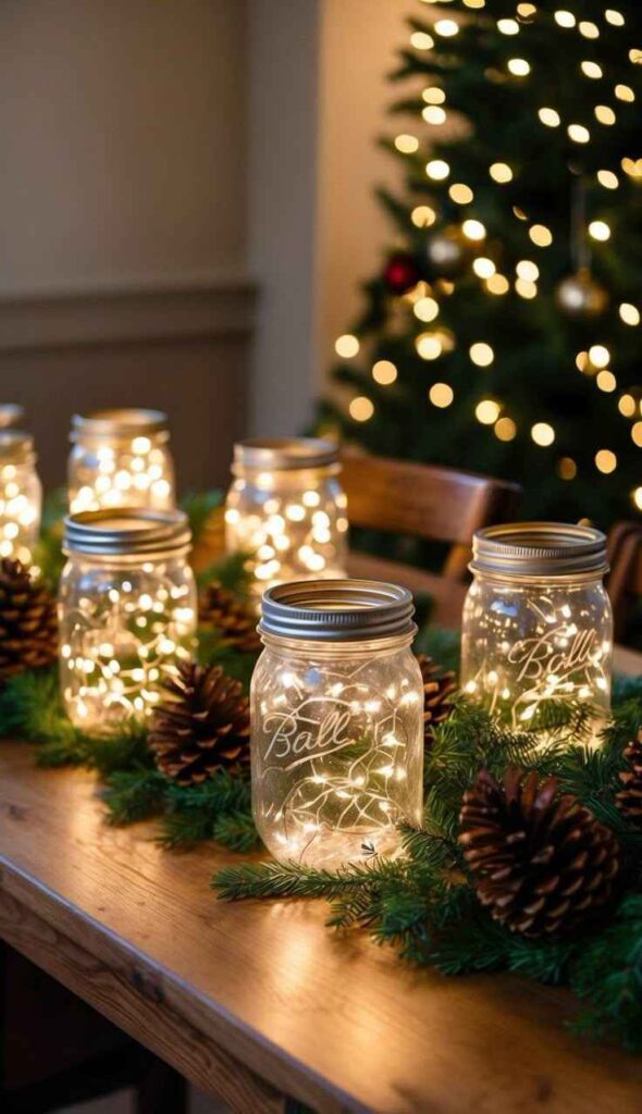 Twinkling Fairy Light Jars
