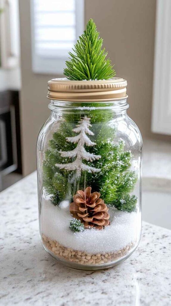 Mini Christmas Tree Centerpiece