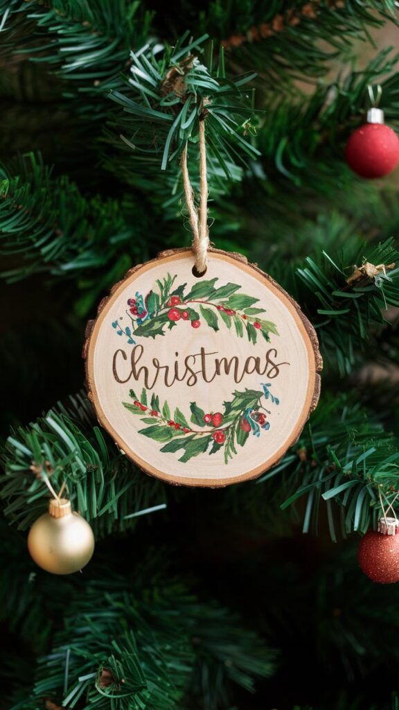 Painted Christmas Ornaments