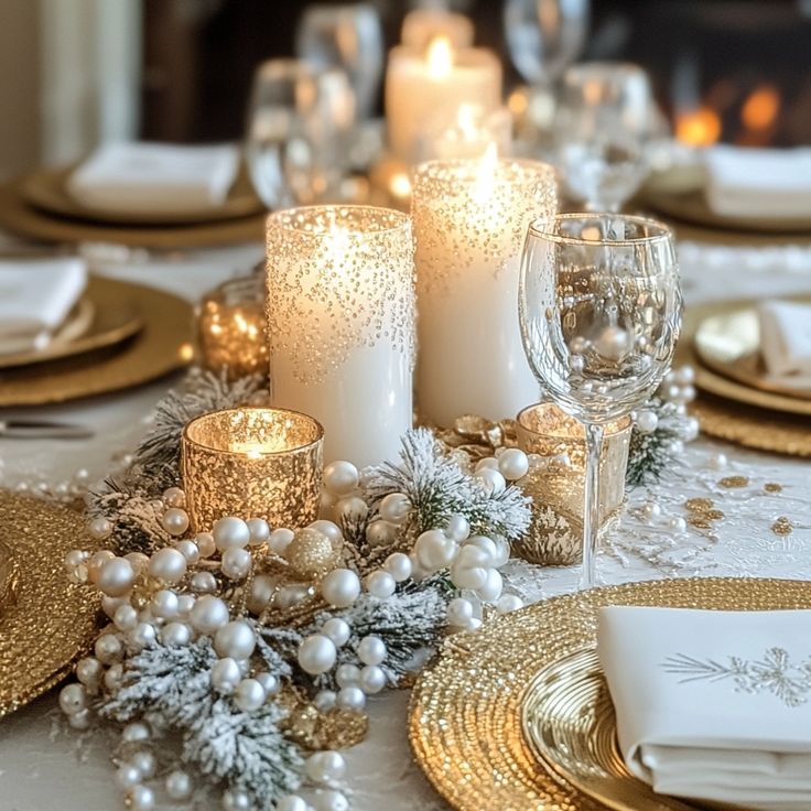 Pearlescent Table Details