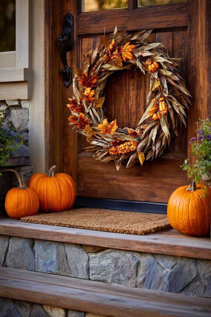 Autumn Wreath Display