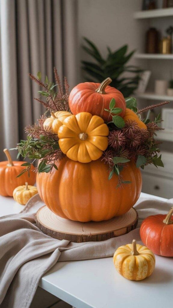 Pumpkin Centerpiece Arrangement