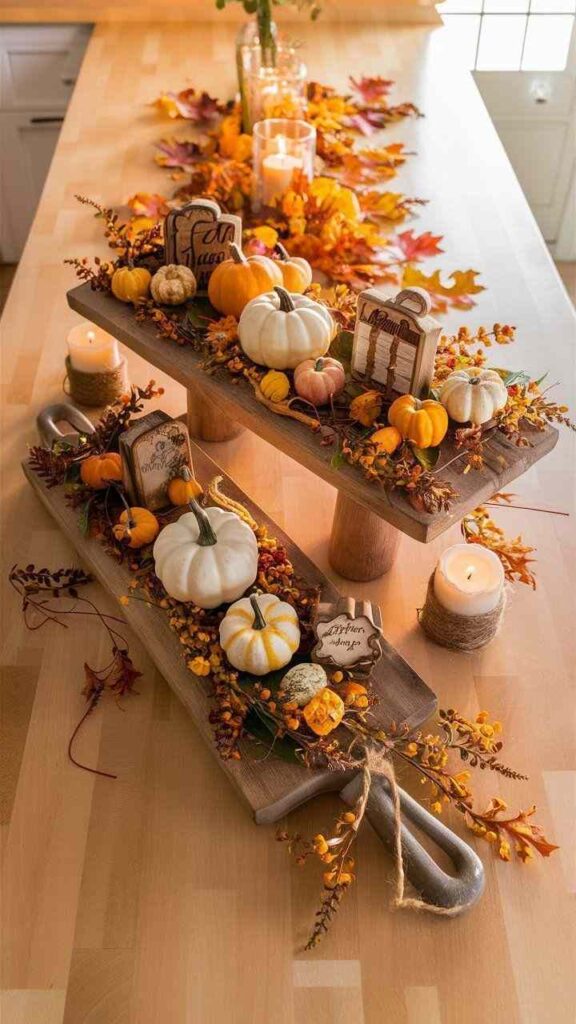 Mini Pumpkin Topiary Line