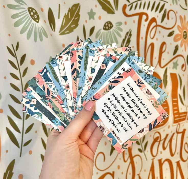Bible Verse Wall Cards