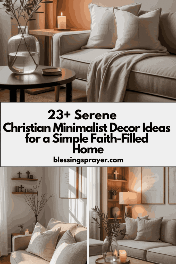 Christian Minimalist Decor Ideas for a Simple Faith-Filled Home