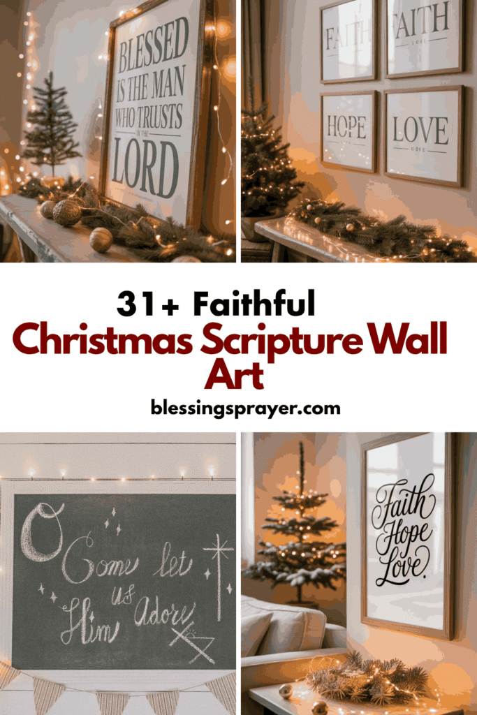 Christmas Scripture Wall Art