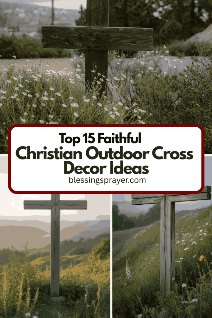 Christian Outdoor Cross Decor Ideas