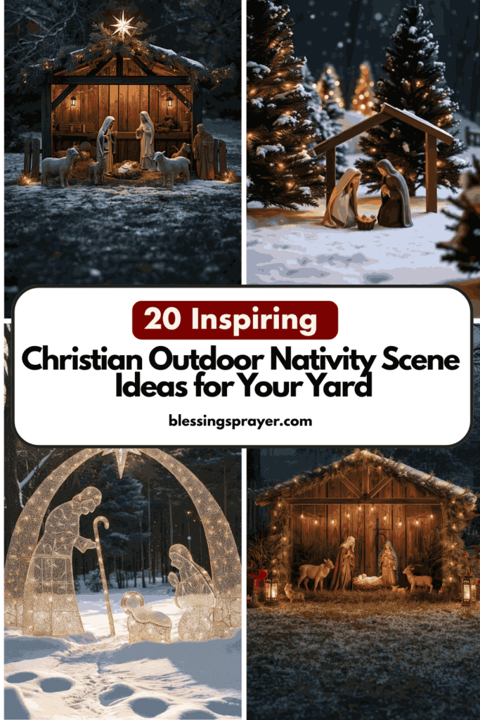 Christian Outdoor Nativity Scene Ideas for Your Yard