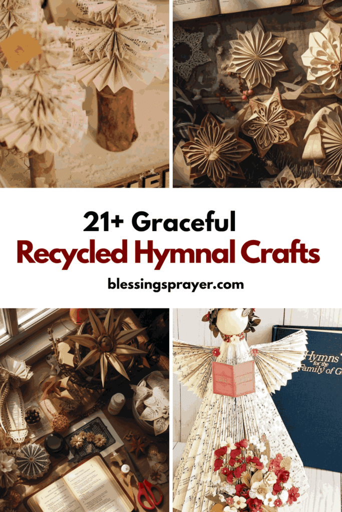 Recycled Hymnal Crafts